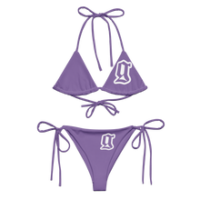 Load image into Gallery viewer, Purple String Bikini
