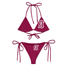 Load image into Gallery viewer, Burgundy String Bikini
