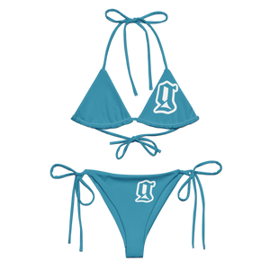 Blue String Bikini